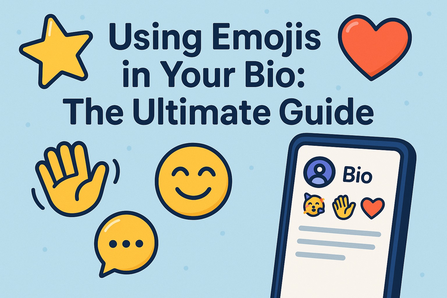 Emojis in bios