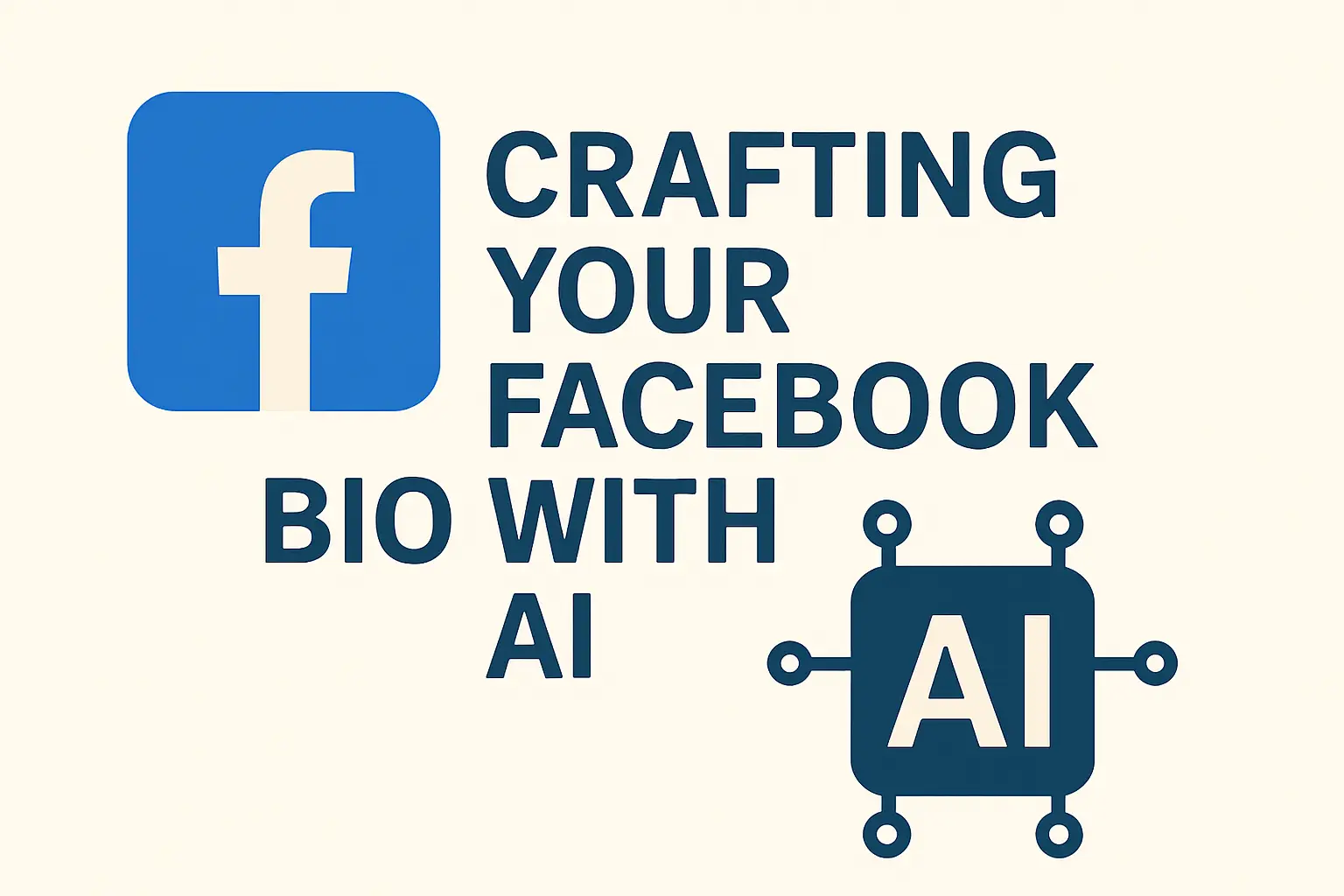 Guide to writing Facebook bios (About section) with AI