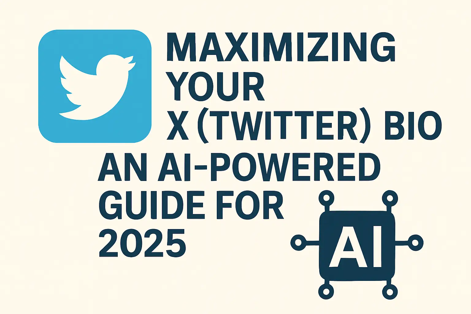 Guide to crafting X (Twitter) bios with AI